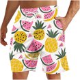thumbnail image 3 of UVEASISHA Mens Tropical Swim Trunks Palm Tree Print Bathing Suits Drawstring Elastic Waist Board Shorts Lightweight Quick Dry Beach Shorts with Pockets 90 Percent Off Clearance Sale Multicolor L, 3 of 6