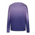 thumbnail image 4 of 2023 Chandail en Molleton de Mode pour Femmes 50 % de Rabais Liquidation et Nouveau Chandail à Col Rond Dégradé d'Hiver T-shirt, 4 of 5