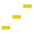 thumbnail image 4 of Thinsony 10 Grid Plastic Jewelry Removable Storage Box Beads Container Earring Yellow 12.8x6.5x2.2cm 3Set, 4 of 6