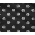 thumbnail image 4 of oneOone Cotton Flex Fabric Elephant Block Printed Fabric 1 Yard 40 Inch Wide, 4 of 4