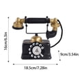 thumbnail image 2 of Desktop Ornament for Home 7 Inch Retro Phone European Resin Dialing Phone Decoration for Coffee Bar Window and Room, 2 of 6