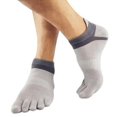 thumbnail image 1 of Men‘s Toe Socks Lightweight Breathable Value 6 PAIRS Pack Running Socks, 1 of 2