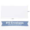 thumbnail image 2 of #10 Security Self-Seal Envelopes, PANDRI Windowless Business Mailing Envelopes, Security Tint Pattern for Secure Mailing, Invoices and Statements, Size 4-1/8 x 9-1/2 Inch, 2 of 7