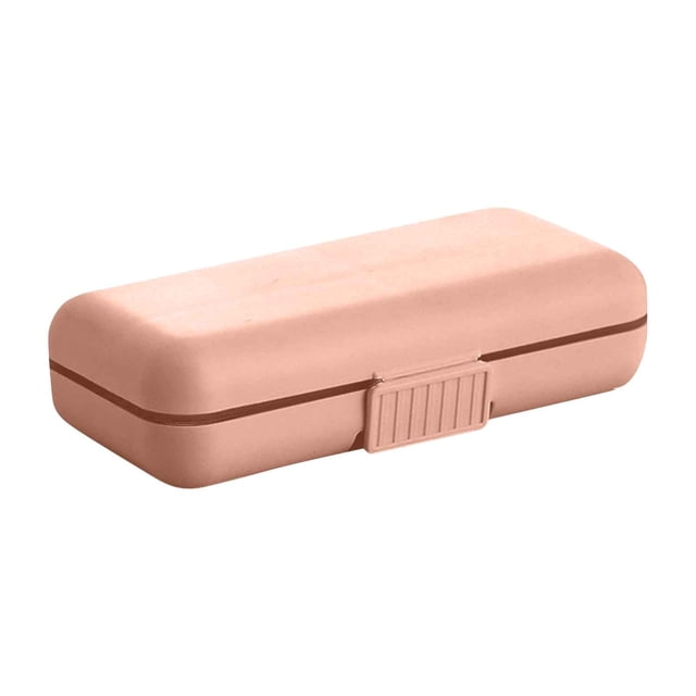 Clearance! Compact Travel Portable Box With Silicon Rubber Ring Inside, Double Sealed Flip Cover, Classified Storage And Sorting Of Drugs Clarence Items Today’S Deals #69