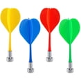 thumbnail image 2 of Magnetic Darts 12 Packs, Replacement Dart Game Safety Plastic Darts, Red Yellow Green and Blue, 2 of 4