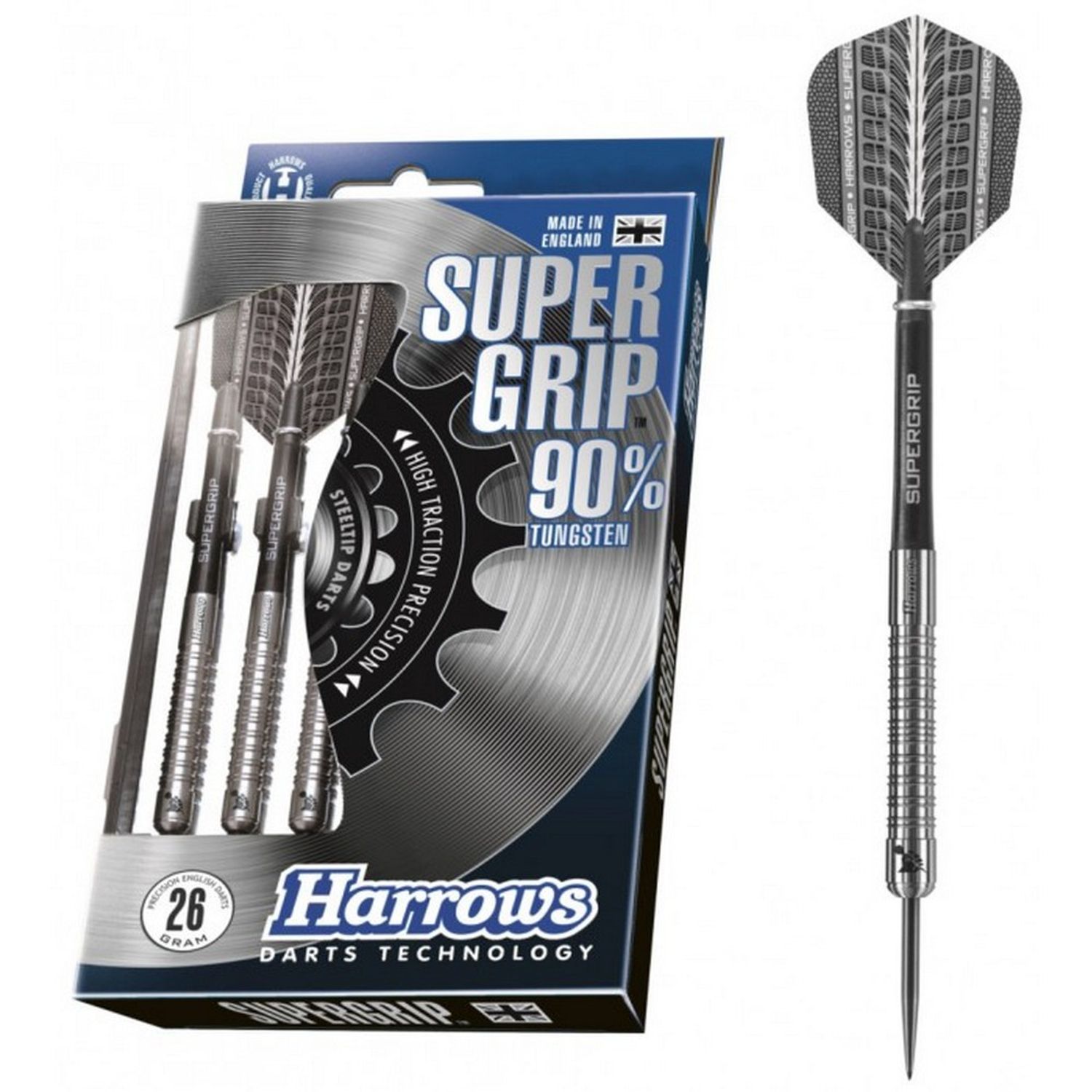 Harrows Supergrip Fléchettes en Tungstène (Lot de 3)