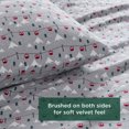 thumbnail image 3 of Ensemble de Draps Jumeau 3 Pcs Gris Ski Saut, 3 of 5