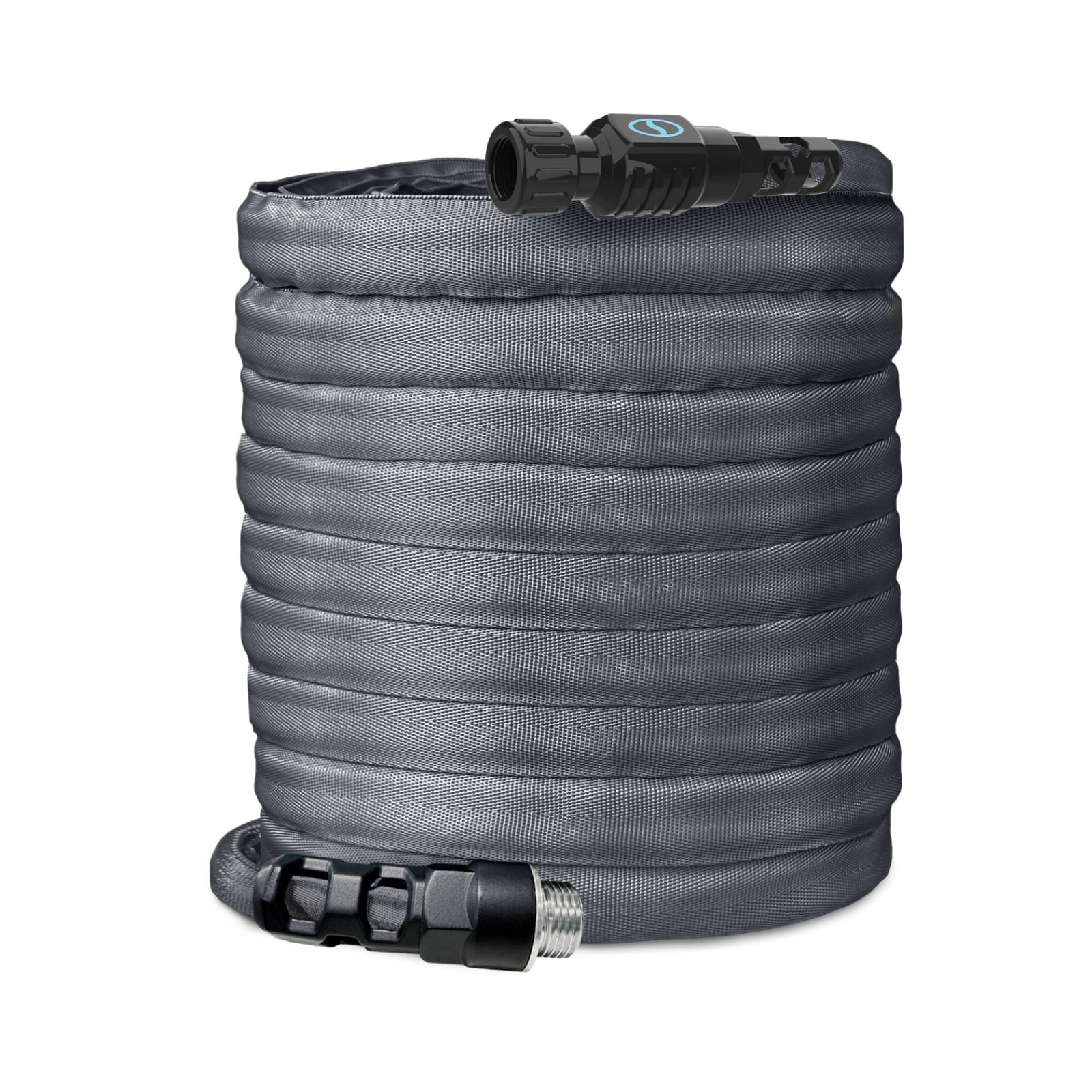 New and Improved - Aqua Joe 100-Ft x 5/8-Inch FiberJacket Garden Hose
