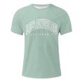thumbnail image 2 of T-Shirt à Manches Courtes à Manches Raglan pour Hommes avec Imprimé Lettre - Col Rond, Tendance Mode, Parfait pour les Occasions Quotidiennes et Décontractées, 2 of 4