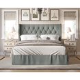 thumbnail image 2 of Billy Touffeté Panneau Rembourré Bed Noir - Complet, 2 of 5