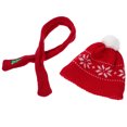 thumbnail image 2 of 2 Pcs Mini Hats Scarf Set Christmas Miniatures For Crafts Children, 2 of 8
