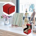 thumbnail image 3 of MIANGASTORE Single Watch Box Watch Box Holder Organizer PU Square Box Wristwatch Display Case Travel Watch Case for Men, Red, 3 of 8