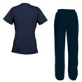 thumbnail image 2 of Women's Scrubs Set Scrub Top and Pants Scrubs Set, 2 of 3
