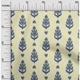 thumbnail image 1 of oneOone Viscose Chiffon Fabric Leaves & Paisley Block Decor Fabric Printed BTY 42 Inch Wide, 1 of 4