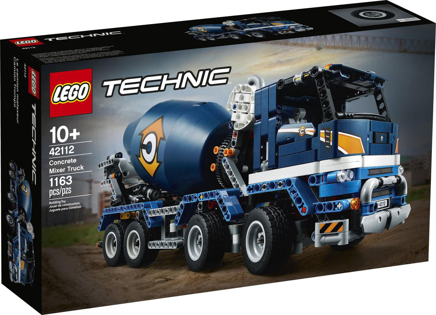 LEGO Technic Le camion malaxeur (42112) Ensemble de construction (1 163 pièces)