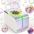 thumbnail image 1 of MesaSe Durable Bubble Machine  Automatic Bubble Blower with LED Lights and 20000 Bubbles Per Minute  Perfect for Indoor and Outdoor Birthday Parties No Bubble Liquid Included, 1 of 4