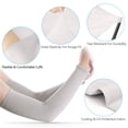 thumbnail image 3 of Manchons de Bras Rafraîchissants Hommes Femmes Protection Solaire Manchons de Bras Longs Couvre-Bras pour Cyclisme Conduite Course Golf Football Basketball, 3 of 7