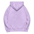 thumbnail image 4 of IMENGL Oversized Winter cotton hooded pullover sweatshirt, Purple L, Size M-5XL, 4 of 5
