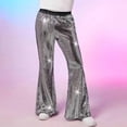 thumbnail image 1 of Pantalon Décontracté pour Hommes, Taille Serrée, Performance de Scène, Style Boîte de Nuit, Pantalon Évasé, 1 of 7