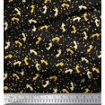 thumbnail image 2 of Soimoi Black polyester Crepe Fabric Abstract & Arrow Symbol Print Fabric by Yard 42 Inch Wide, 2 of 5