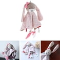 thumbnail image 4 of Lipstore Baby Teething Tag Blanket Infant Teething Blanket Pink Rabbit (1 Count), 4 of 8