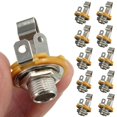 thumbnail image 3 of 14" 6.35mm Mono Input Jack Socket Electric Guitar Audio Bass Gift H9H4, 3 of 9