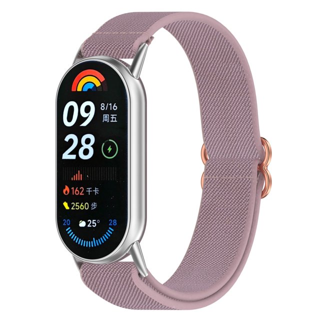 Wearable Elastic Nylon Watch Strap Knitted Breathable Fabric Wristband For Sports