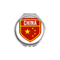 thumbnail image 1 of China Shield National Flag Hand Compact Mirror Round Portable Pocket Glass, 1 of 3