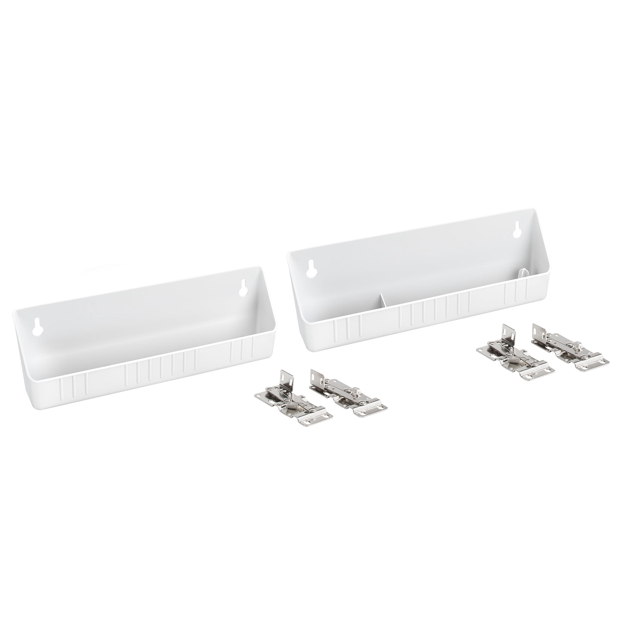 Rev-A-Shelf 11-11-5 Plateaux à Bascule avant d'Évier de Cuisine 11 Pouces, Blancs, Lot de 2, 6572-2