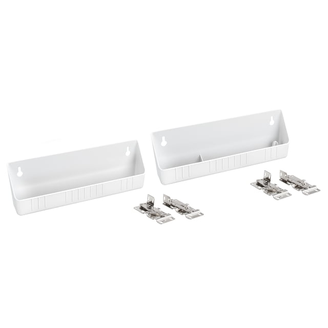 Rev-A-Shelf 11-11-5 Plateaux à Bascule avant d'Évier de Cuisine 11 Pouces, Blancs, Lot de 2, 6572-2