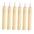 thumbnail image 2 of 6x LED Pillar Candles Tabletop Decoration Decorative Candles for Holiday Wedding, 2 of 9