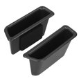 thumbnail image 1 of Poche de Poignée de Porte, Boîte de Rangement de Porte avant Noire Haute Résistance pour le Remplacement de Voiture pour 2015-2017, 1 of 8