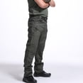 thumbnail image 1 of CEHVOM Men's Pants Multiple Pockets Cargo Trousers Work Wear Combat Safety Cargo Pocket, 1 of 6