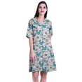 thumbnail image 1 of Moomaya Printed Womens Button Down Shirts Short Sleeve Shirts For Women-S-XXL, 1 of 1