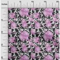 thumbnail image 2 of oneOone Velvet Pink Fabric Florals Sewing Craft Projects Fabric Prints By Yard 58 Inch Wide, 2 of 5