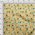 thumbnail image 2 of oneOone Cotton Cambric Light Orange Fabric Texture & Triangle Geometric Sewing Material Print Fabric By The Yard 42 Inch Wide, 2 of 4