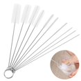 thumbnail image 4 of 10Pcs Nylon Straw Brush Cleaner Bottle Tube Pipe Small Long Cup Kitchen Bath Home Cleaning Set, 4 of 6