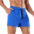 thumbnail image 1 of ohmzyzo Men's Linerless Workout Shorts Lightweight Quick Dry for Running Sports Athletic Gym with Pockets, 1 of 9