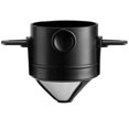 thumbnail image 1 of Vonky Coffee Filter Double-Layer Handle Tea Stainless Steel Coffee Filter Dripper Stainless Steel Foldable Drinking Milk Strainer, 1 of 1