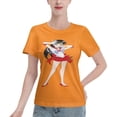 thumbnail image 1 of T-Shirt Basique à Manches Courtes pour Femmes Sailor Moon Rei Hono, 1 of 6