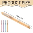 thumbnail image 3 of Stylo-plume Rétractable à Moins de 5 $ - Baril Transparent de 0,38 mm avec 5 Cartouches Rechargeables, Stylo-Plume à Clic, Stylo-Plume à Cartouche, Multicolore, par Goohae, 3 of 9