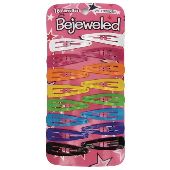 unbrand Bejeweled Bright Snap Barrettes