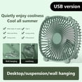 thumbnail image 1 of Yhmxh Fan-Desk Fan Portable Fan Box Fan Mini Fan Dormitory Desktop Portable Silent Small Fan USB Multifunctional Fan Small fan, 1 of 5