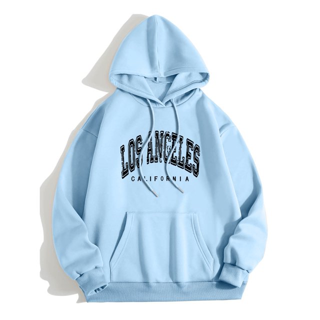Chandail à Capuche Graphique pour Femmes, Col Rond, Manches Longues, Veste d'Hiver Décontractée, Chandail à Capuche