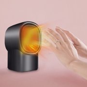 Estbridg Clearance!Electric Space Heaters For Indoor Use  Plug In Portable Small Room Personal Heater With Fan For Bedroom Bathroom | 800 Watt Mini Heater For Office Under Desk Table Quie