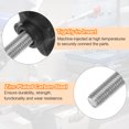 thumbnail image 4 of Uxcell 2 Pieces Star Knobs M8 x 45mm Metric Threaded Stud 32mm 4-Point Plastic Head Clamping Thumb Screws, 4 of 7