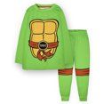 thumbnail image 1 of Teenage Mutant Ninja Turtles Boys Green Long Sleeve Long Leg Pyjama Set, 1 of 6