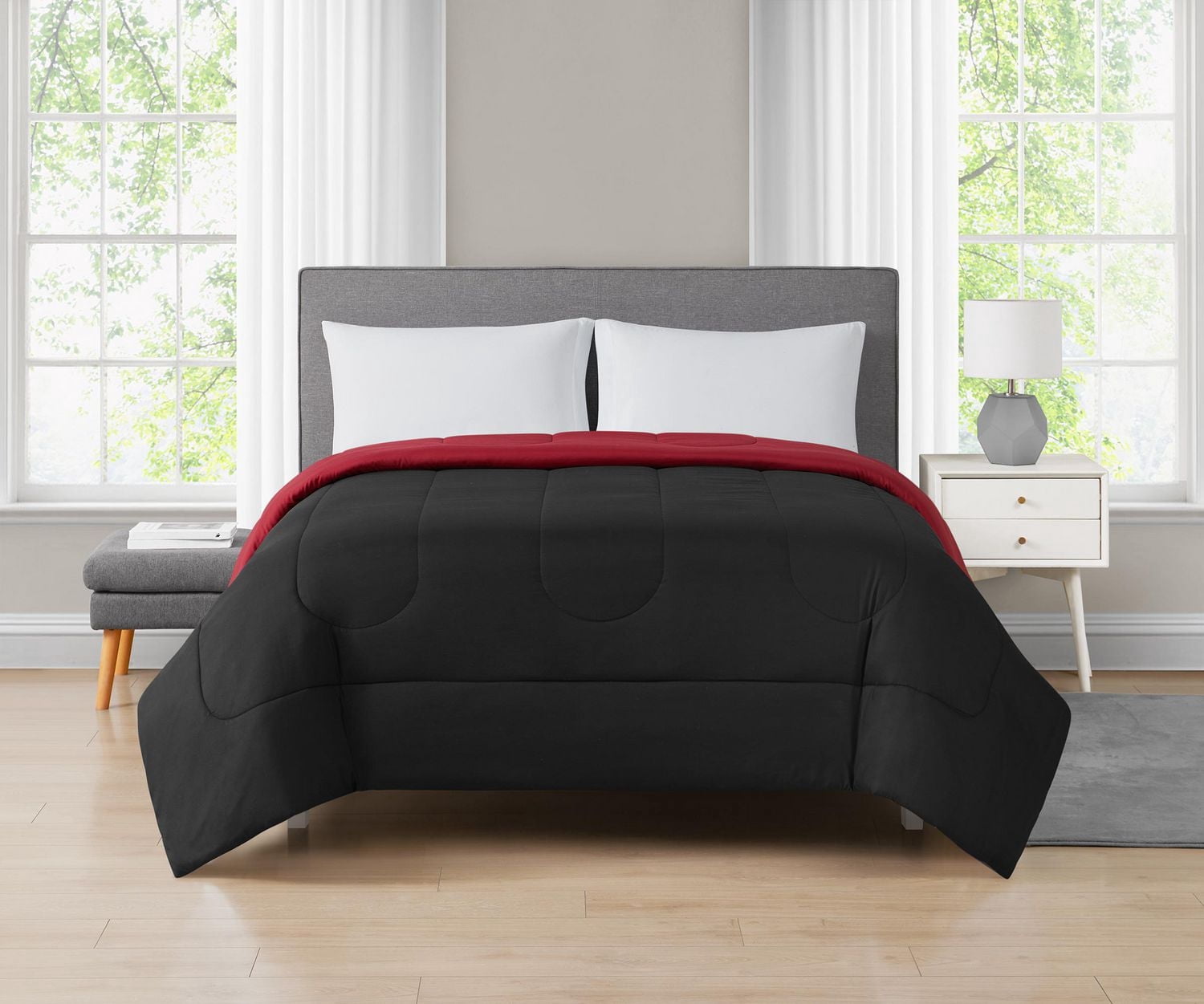 Edredon Uni Reversible de Mainstays, 1 morceau