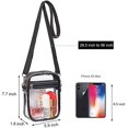 thumbnail image 3 of Clear Crossbody Purse Bag, Stadium Approved for Concerts Sports Events S, 3 of 6