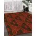 thumbnail image 3 of Ahgly Company Tapis Rectangulaire Lavable en Machine Rouge Brun, 6 Pieds x 9 Pieds, 3 of 7